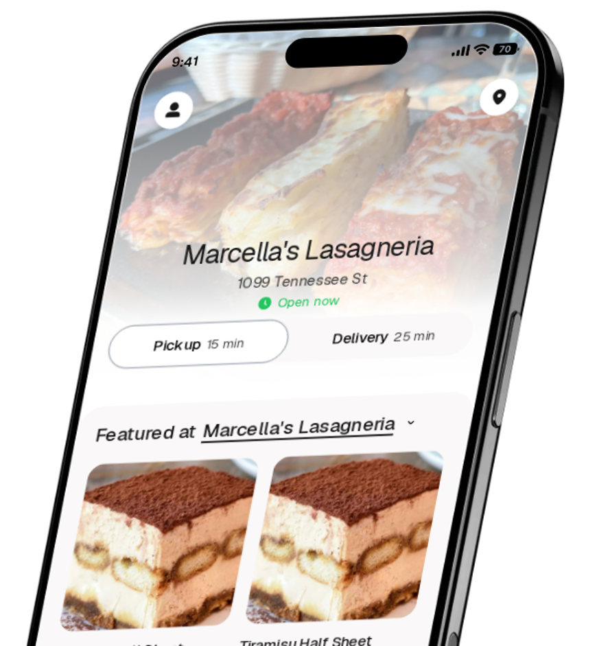 Marcella's Lasagneria app preview