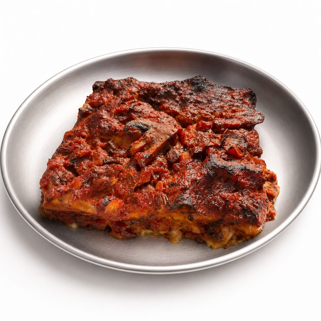Mushroom Lasagna (V).