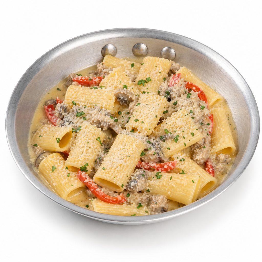 Rigatoni con Pollo.