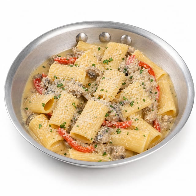 Rigatoni con Pollo.
