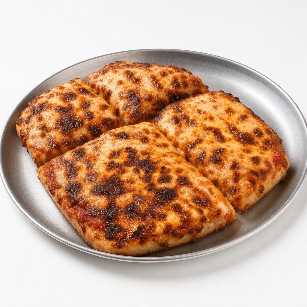 Cheese, Sicilian Style Pizza.
