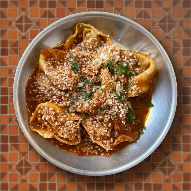 Veal and Mortadella Tortellini.
