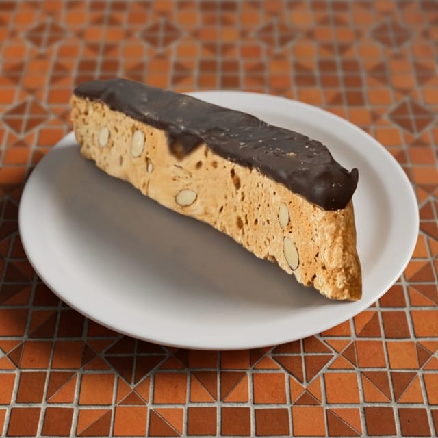 Dark Chocolate almond Biscotti.