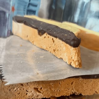 dark Chocolate almond Biscotti